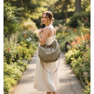 Michael Kors   Hobo Bag with white handle